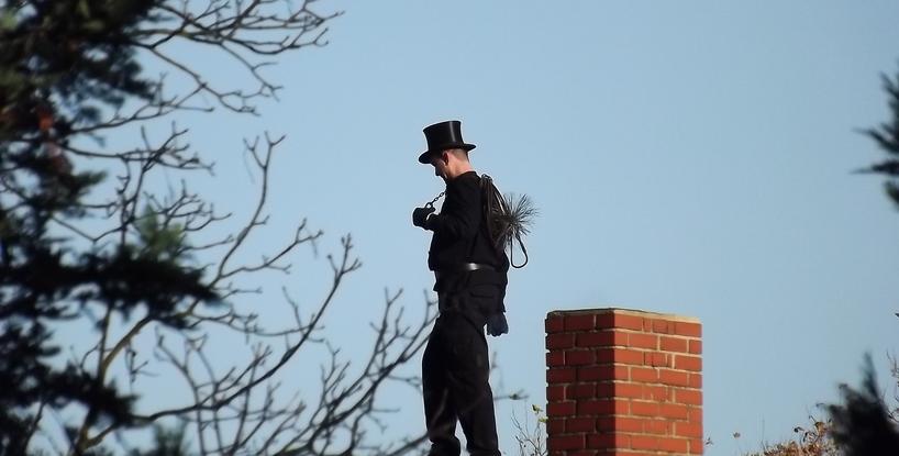 A Chicken, White Tack and a Chimney Sweep