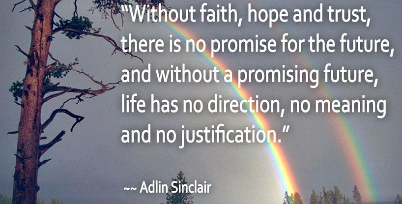 The New Kind Of Hope, Faith And Trust