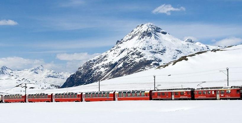 BY RAILWAY THROUGH the MOUNTAINS